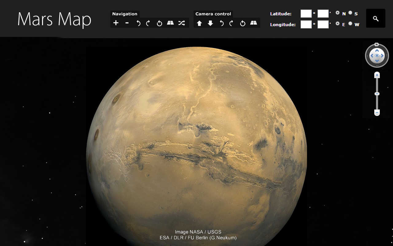 Mars 3d Map